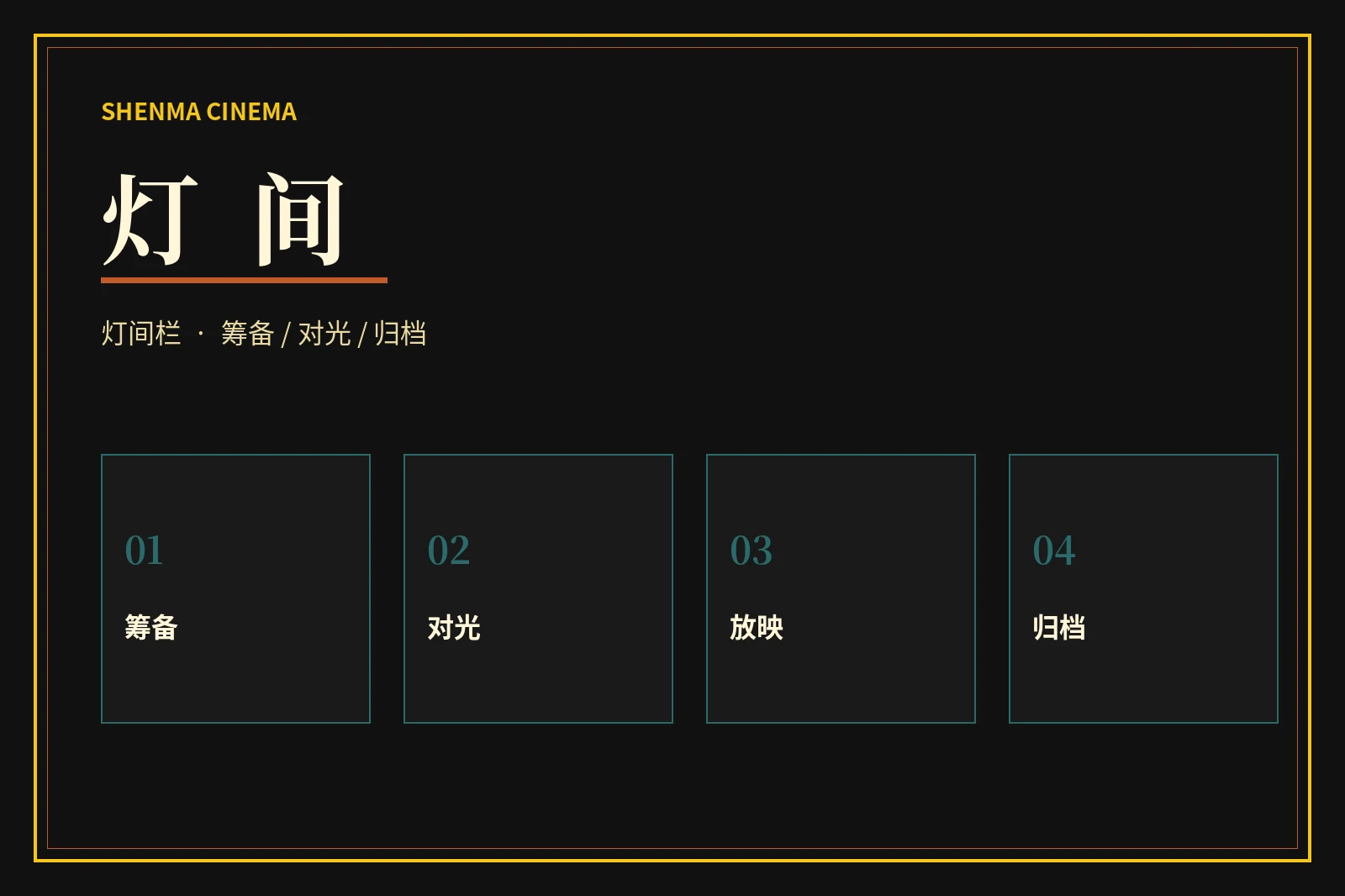 从筹备到归档，记录一篇内容怎样亮起来